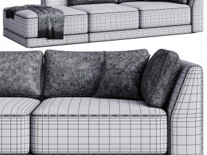 Sofa Wave 3D Model