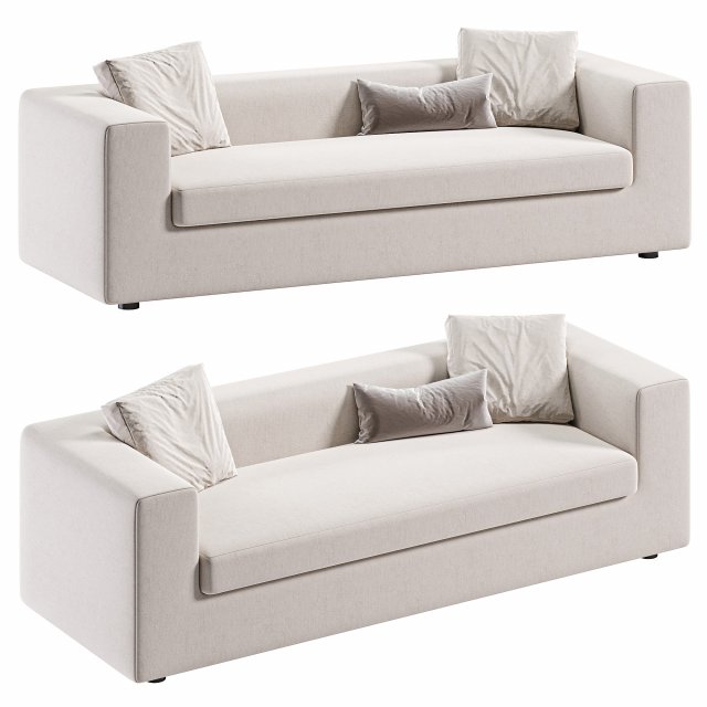 Cuba 25 Sofa-Bed Cappellini Model 3D .c4d .max .obj .3ds .fbx .stl .blend 
