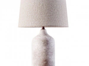 Zara Home LAMPE BASE CERAMIQUE BLANCHE 3D Model