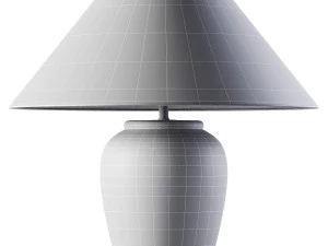 Zara Home LAMPE BASE CERAMIQUE 3D Model