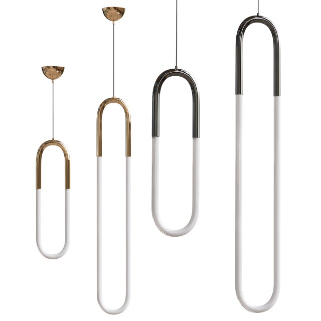 Pendant lamp GABI 3D Model .c4d .max .obj .3ds .fbx .stl .blend 