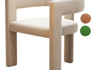 Chair Triah Casa Blanco 3D Model