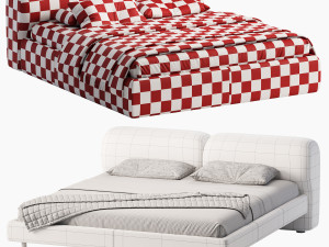 IGEA Bed By Paola Zani Modèle 3D