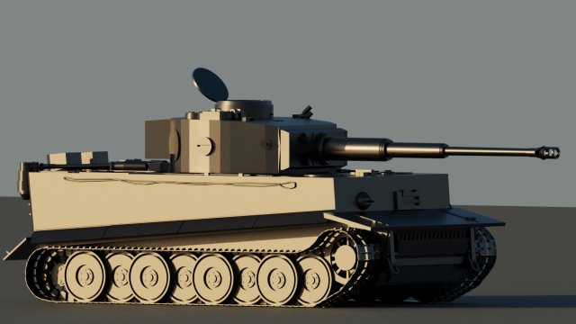 Tiger H Modelo 3D .c4d .max .obj .3ds .fbx .stl .blend 
