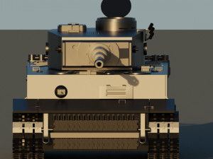 Tiger H Modelo 3D