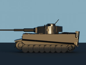 Tiger H Modelo 3D