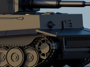 Tiger H Modelo 3D
