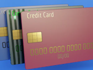 Bank Credit Card 3D Model