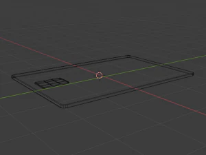 Bank Credit Card 3D Model