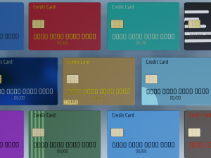Bank Credit Card 3D Model