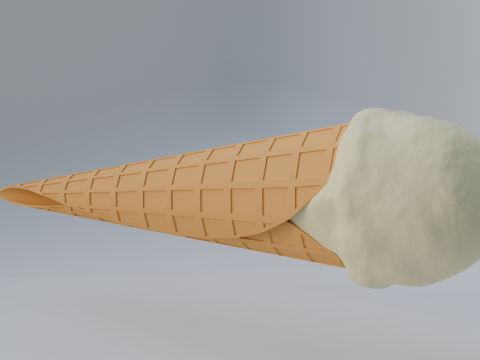 Ice Cream Cone Modelo 3D