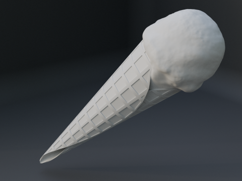 Ice Cream Cone Modelo 3D