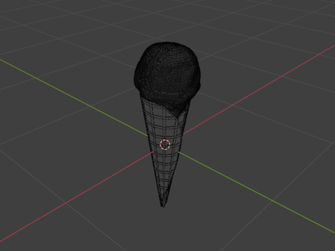 Ice Cream Cone Modelo 3D