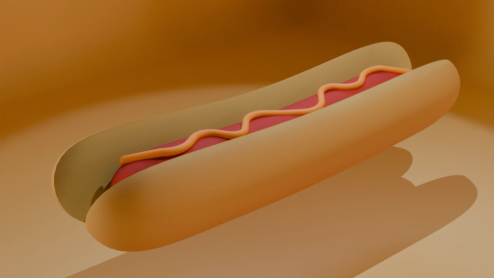 Hot Dog 3D Model .c4d .max .obj .3ds .fbx .stl .blend
