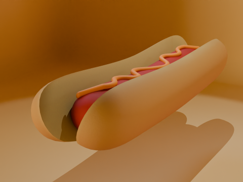Hot Dog Modelo 3D