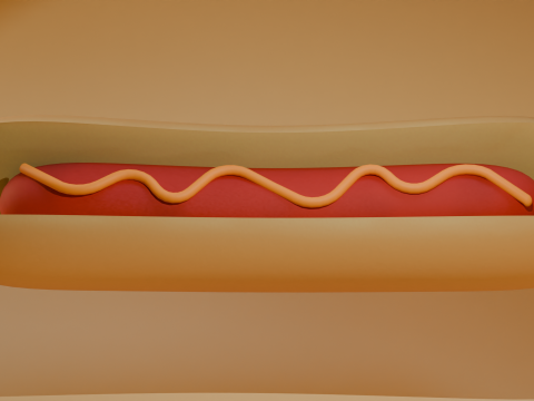Hot Dog Modelo 3D
