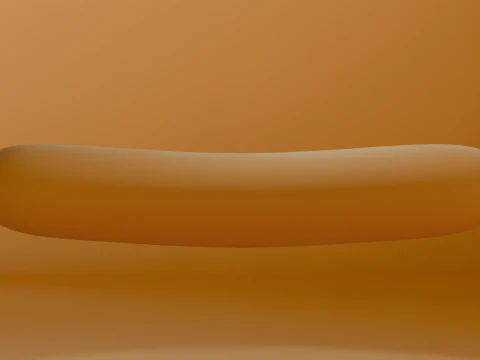Hot Dog 3D Model