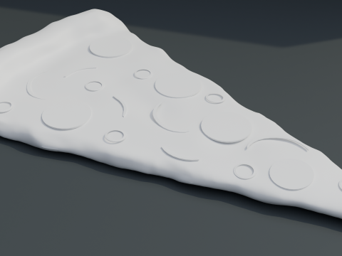 Slice of Pizza 3D Model
