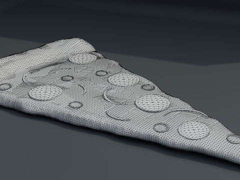 Slice of Pizza 3D Model