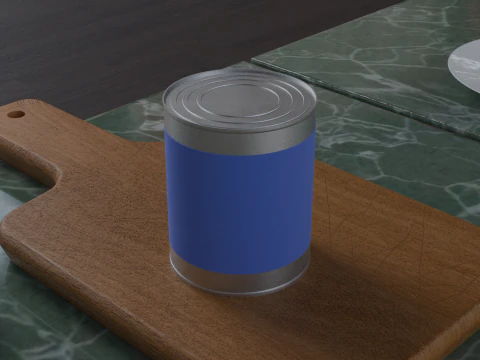 Barattolo di latta Modello 3D