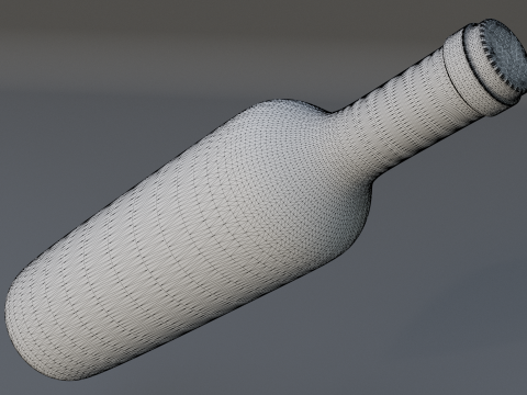 Bottle of Wine 3D 模型