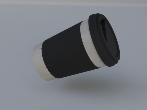 Paper Coffee Cup 3D Model