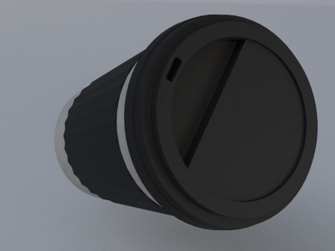 Paper Coffee Cup 3D Model