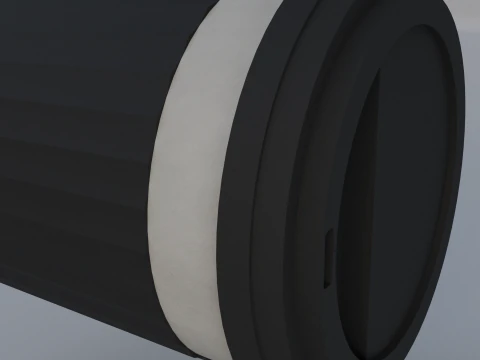 X&iacute;cara de caf&eacute; de papel Modelo 3D