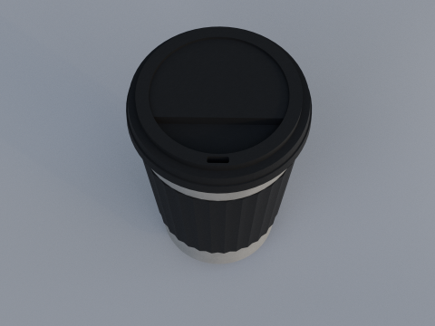 Paper Coffee Cup 3D Model