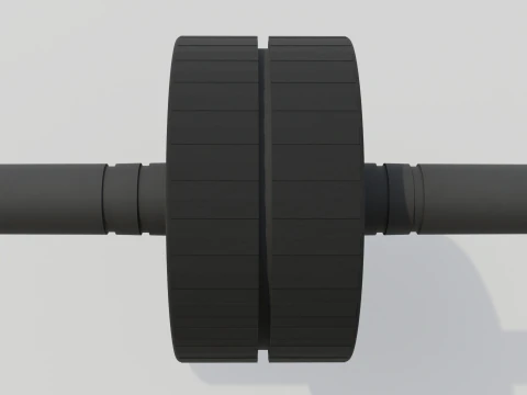 Double Exercise Wheel 3D Model