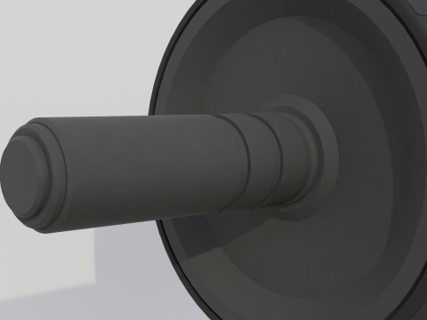 Double Exercise Wheel Model 3D