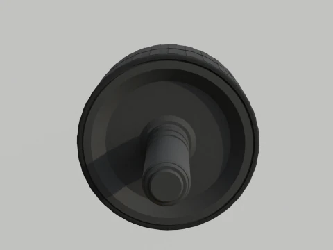 Double Exercise Wheel 3D Model