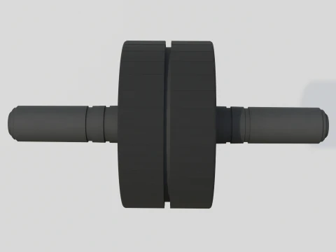 Double Exercise Wheel 3D Model