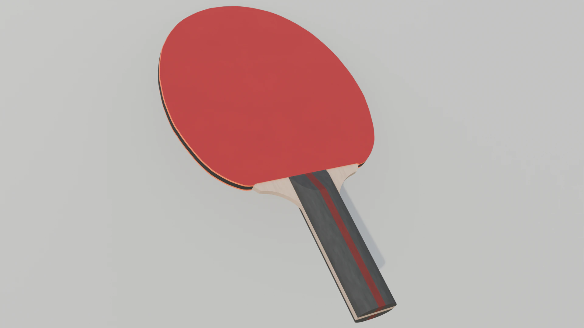 Table Tennis Racket 3D Model .c4d .max .obj .3ds .fbx .stl .blend 