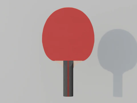 Table Tennis Racket 3D Model