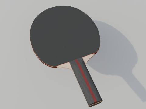 Table Tennis Racket Modelo 3D