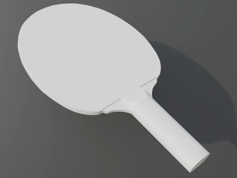 Table Tennis Racket 3D Model