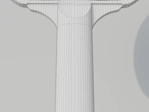 Table Tennis Racket 3D Model