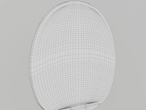 Table Tennis Racket 3D Model