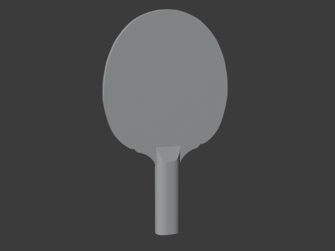 Table Tennis Racket Modelo 3D