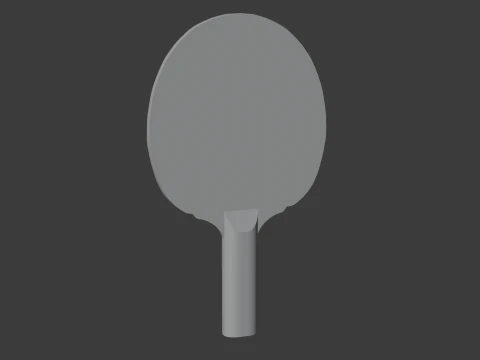 Table Tennis Racket 3D Model