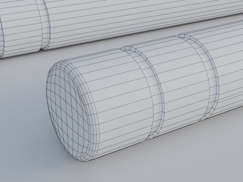 Wooden Nunchucks Modelo 3D