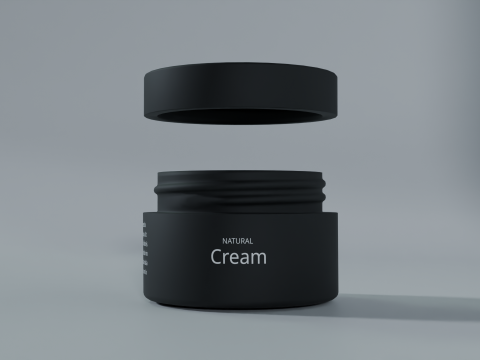 Barattolo di crema Modello 3D