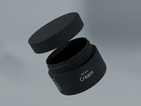 Barattolo di crema Modello 3D