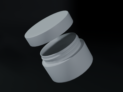 Barattolo di crema Modello 3D