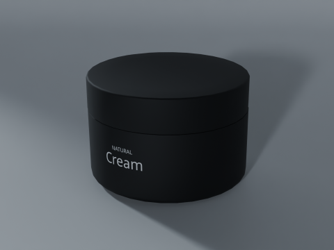 Barattolo di crema Modello 3D