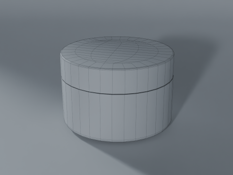 Barattolo di crema Modello 3D