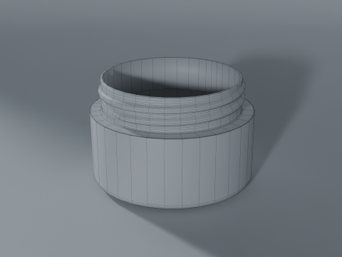 Barattolo di crema Modello 3D
