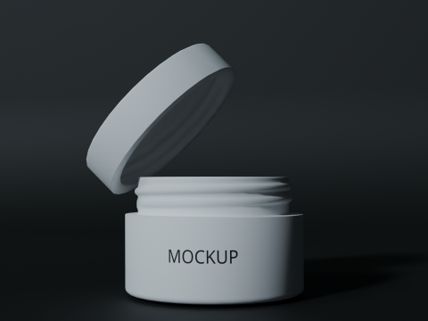 Barattolo di crema Modello 3D