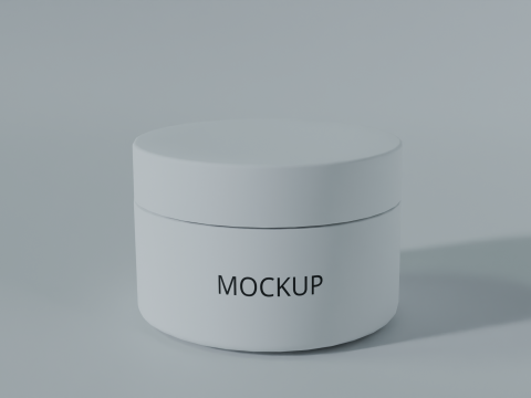 Barattolo di crema Modello 3D